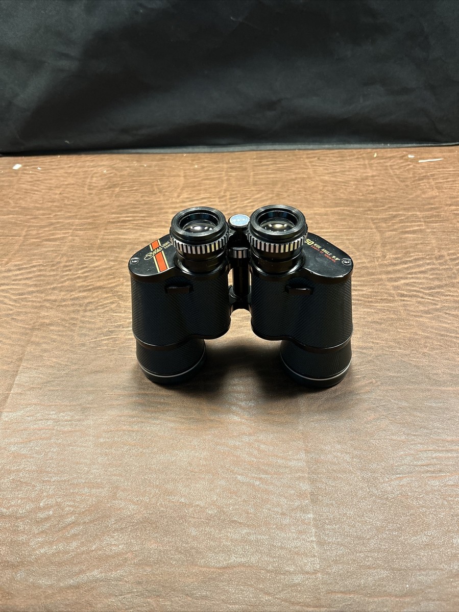 Vintage Selsi Binoculars with Case Made In Japan 7 X 35 Wide Angle