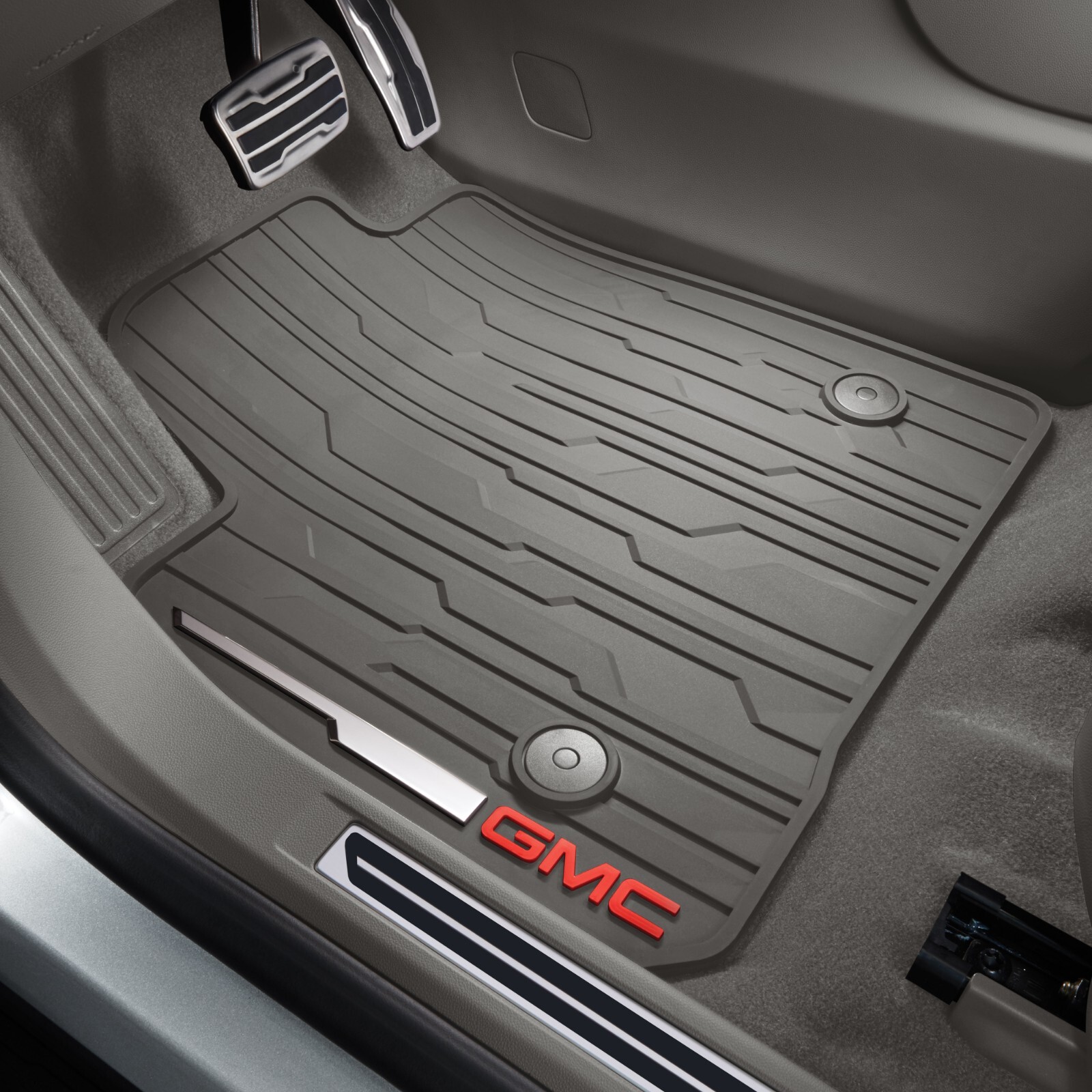 2017-2023 GMC Acadia All Weather Front 2nd 3rd + Cargo Mat Pkg Dark Ash Gray OEM