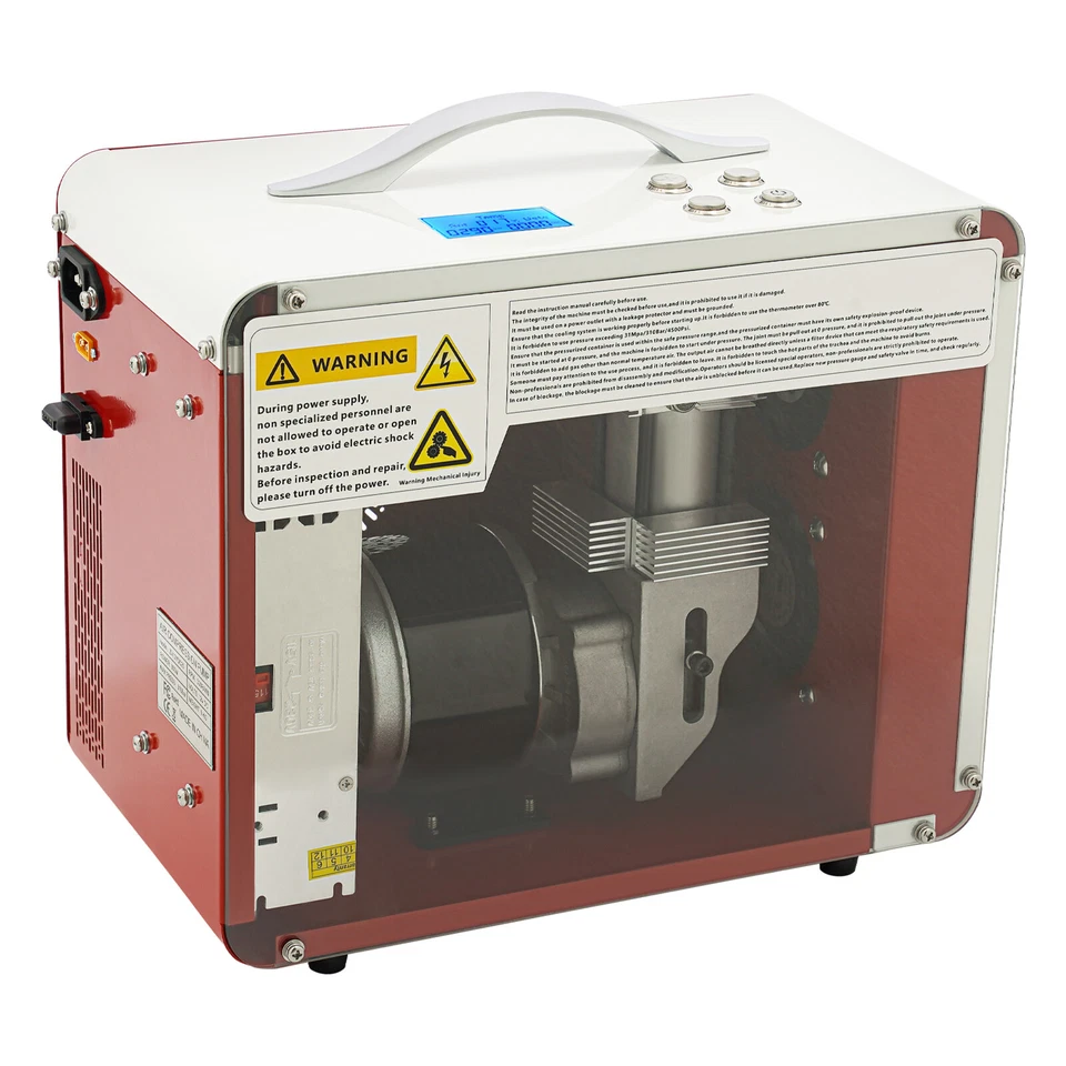 Портативный воздушный компрессор автомобильный насос для накачки шин электрический насос автоматический жидкокристаллический дисплей 12 В США - Изображение 4 из 4