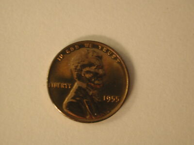 1955 Roter U.S. Lincoln Wheat Cent Proof Auflage 378.200