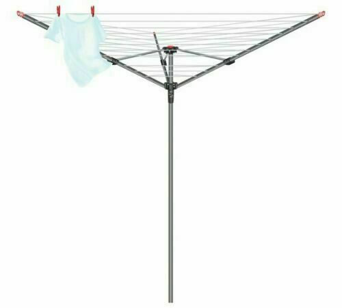 ROTARY ARM 30M CLOTHES AIRER DRYER GROUND SOCKET WASHING LINE