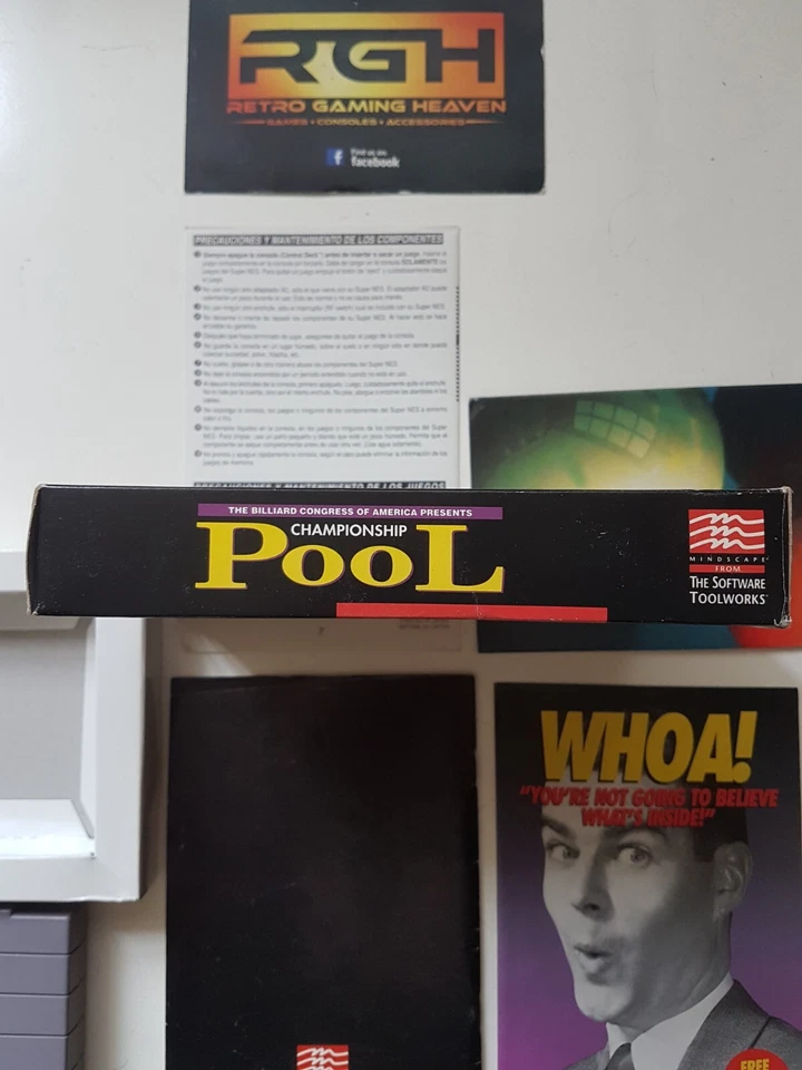 CHAMPIONSHIP POOL SUPER NINTENDO USA SNES GAME VERY GOOD CON MAJESCO LATER PRINT - Image 3 of 4