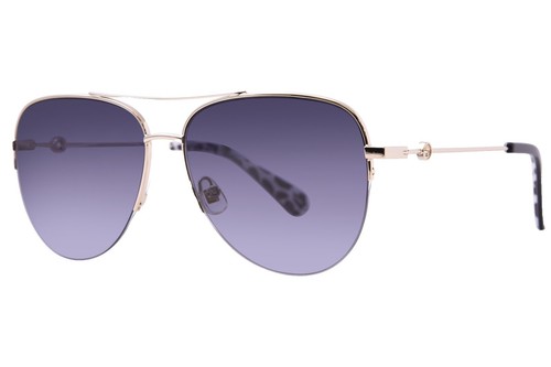 KATE SPADE EMMALINE/S J5G GOLD AVIATOR SUNGLASSES 58-14-140 WITH CASE KATE SPADE EMMALINE/S J5G GOLD AVIATOR SUNGLASSES 58-14-140  main image 3