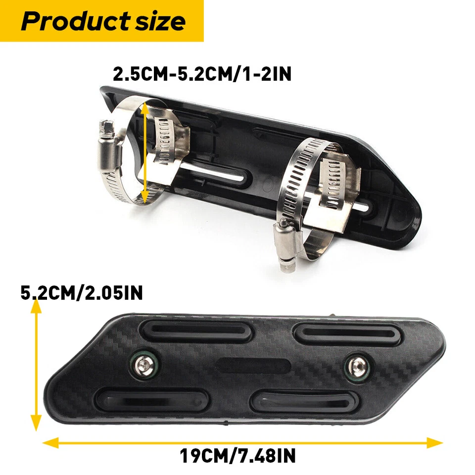 Cubierta protectora térmica de tubo de 4 tiempos para Yamaha YZ250F YZ450F WR250F WR450F Foto 4 de 4