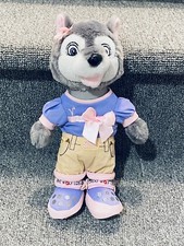 Great Wolf Lodge Violet The Wolf 11  Plush Scoops Stuffed Animal Fiesta Toy Doll