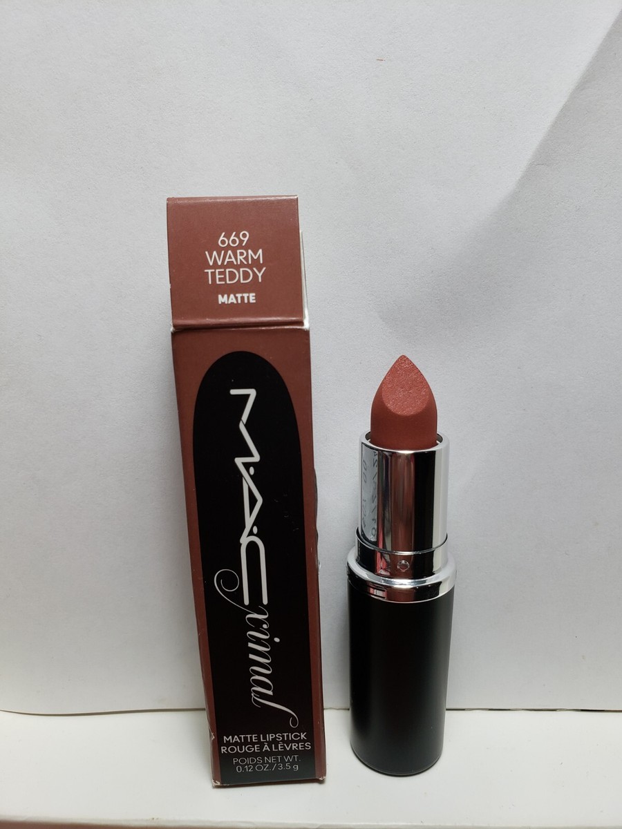 Mac Cosmetics M·A·CXIMAL Matte Lipstick 669 WARM TEDDY 0.12 Oz | eBay
