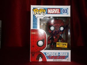 SPIDER-MAN HOT TOPIC BLACK EXCLUSIVE FUNKO POP VINYL #03 ...