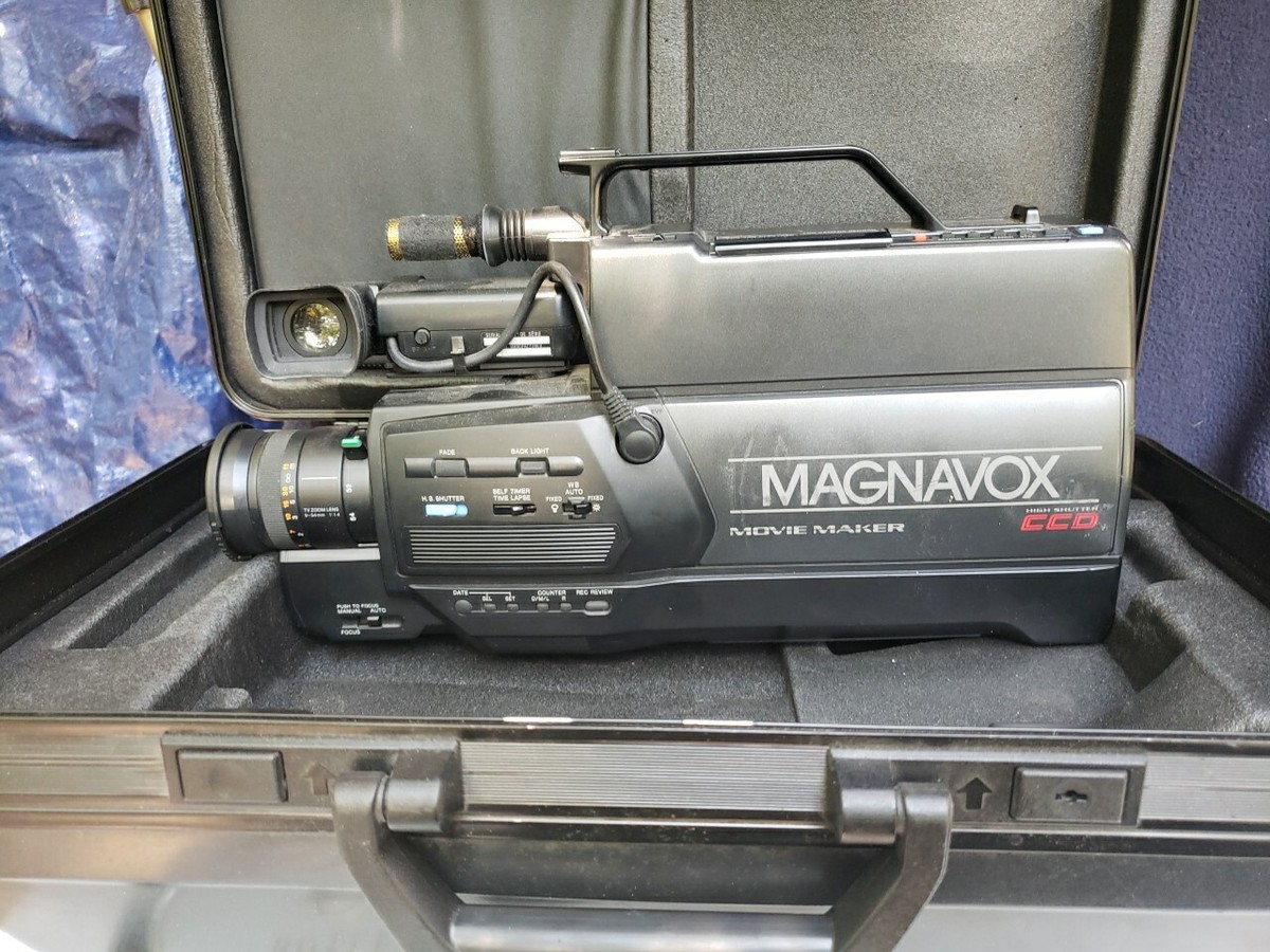 Magnavox H.S Shutter CCD VHS HQ Camcorder Model-CVJ310AV01 W. Hard