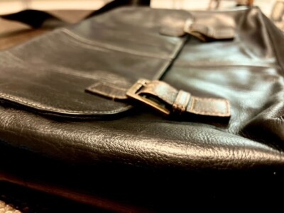 Eccon Leather Messenger Bag