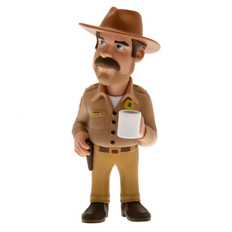 STRANGER THINGS Eleven Hopper Dustin Max MINIX Collectible 4 Figurines maclama - Immagine 3 di 4
