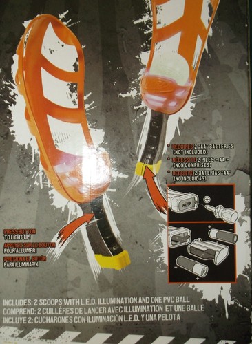 NERF LIGHTNING SCOOP TOSS GAME ORANGE NERF SPORTS HASBRO PERPETUAL PLAY NEW - Picture 10 of 11