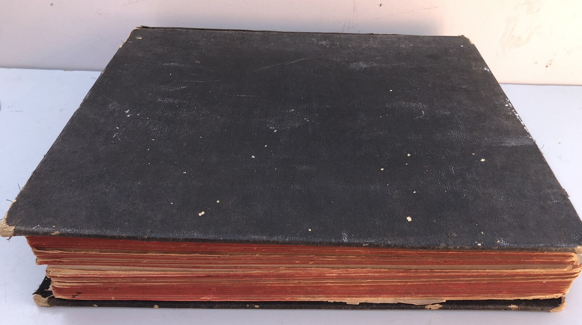1890 New Popular Family Atlas of the World Antique Book