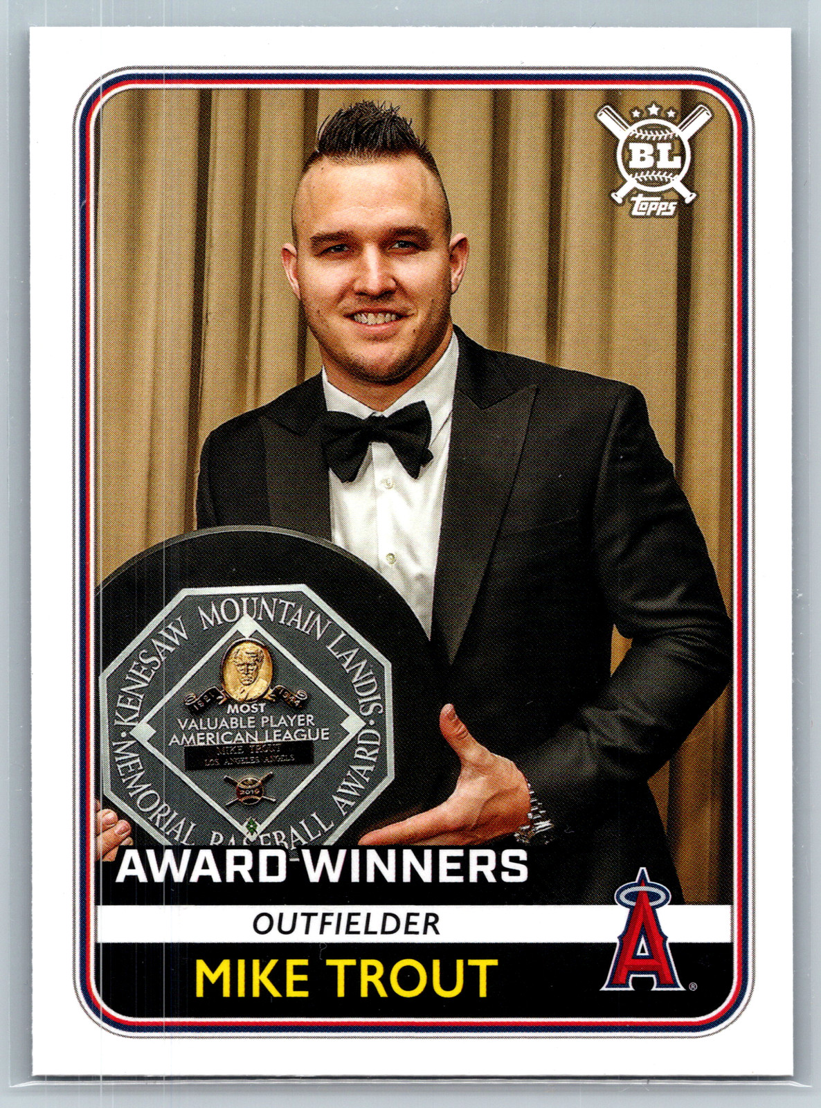 Mike Trout 2020 Topps Topps Player of the Decade  #MT-25 Los Angeles Angels