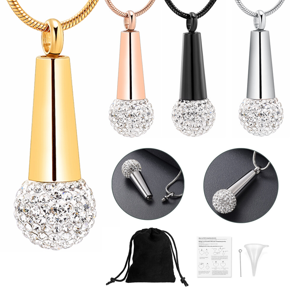 Pet Ashes Memorial Necklace for Dogs and Cats-image