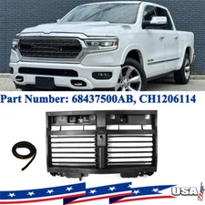 Active Grille Shutter Upper Fits For Ram 1500 3.0L 3.6L 2019-2024 Replacement