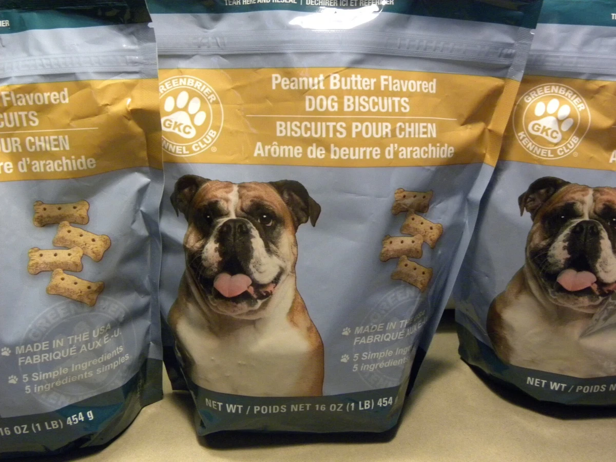 Greenbrier kennel club cheap peanut butter dog biscuits