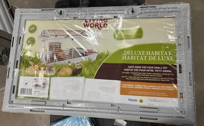 Living World Deluxe Habitat Cage--Rabbit, Guinea Pig, Chinchilla, Ferret - New!