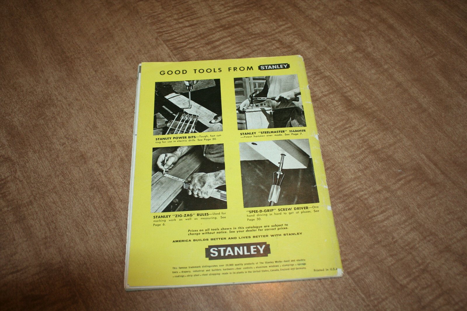Vintage Do It Better With Stanley Tools Catalog No. 58 Original See Pix!! |  eBay