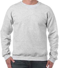 Mens Sweatshirt Heavy Blend Crew Neck Plain Jumper Pullover Casual High Quality