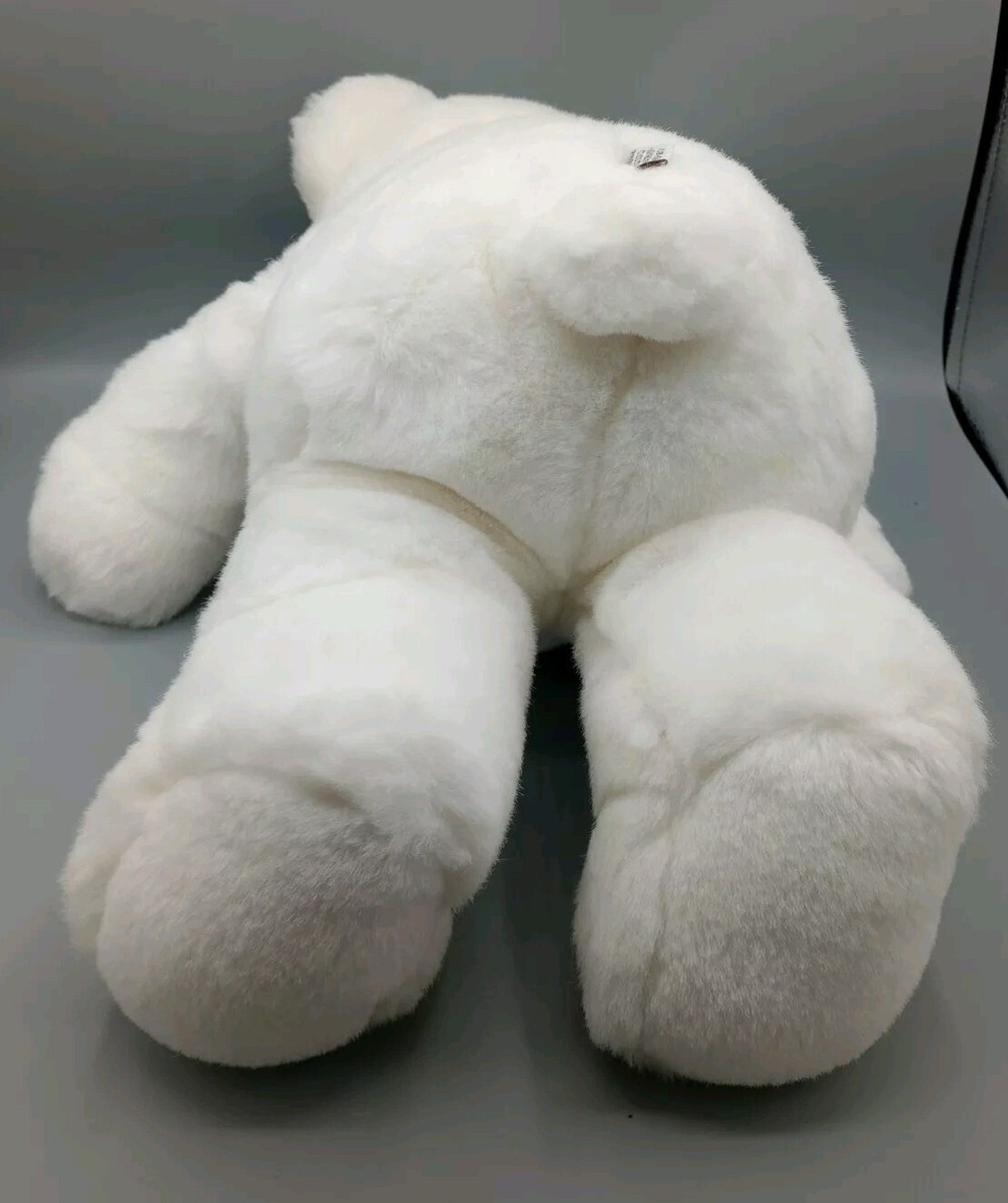 Gund 1983 White 9” Tender Teddy Plush Bear #2127 Vintage