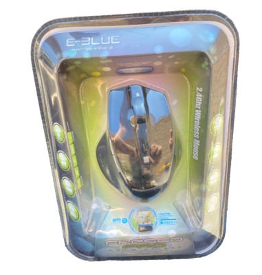E-Blue Fresco Pro 2.4GHz EMS107BK Black Wireless Mouse with Blue Wave Sensor