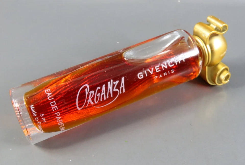 VTG NEW Givenchy Paris Organza EDP PERFUME MINI 5ml .17oz BOX IS PRETTY WORN - Image 2 of 4