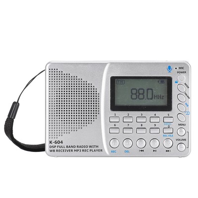 Portable Insert Card Radio Cassette Recorder With NOAA US Weather Forecast Hot