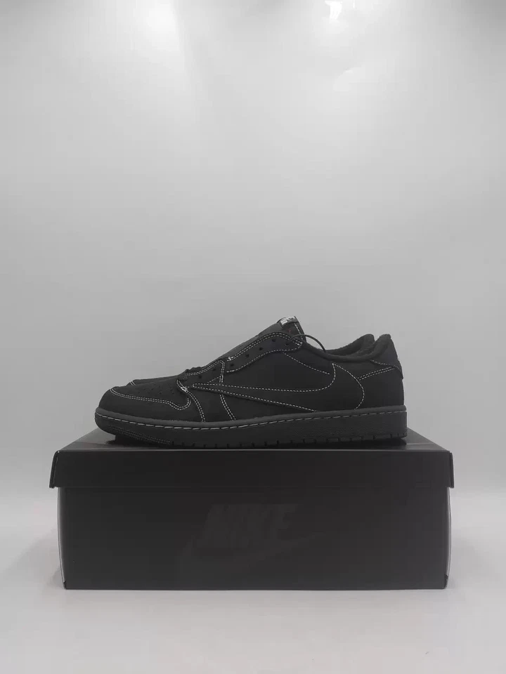 NEW Jordan 1 Retro Low OG SP x Travis Scott Black Phantom - Size 8 - Image 2 of 4