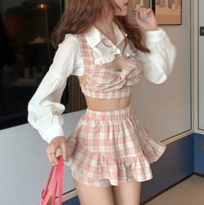 korean skirts and tops