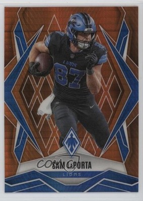 2025 Panini Phoenix Orange Hyper 56/99 Sam LaPorta #44 0c6