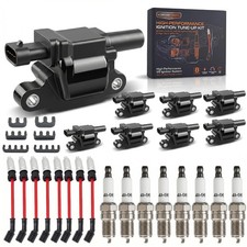 8 Pack Uf413 Coils Spark Plugs Wire Set For Gm 2007-2013 4.8l 5.3l 6.0l V8 8 Pack Uf413 Coils Spark Plugs Wire Set For Gm 2007-2013 4.8l 5.3l 6.0l V8