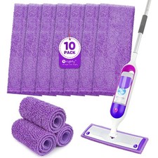 Microfiber Mop Pads for Swiffer PowerMop, 10 Pack, Reusable