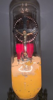 Vintage Antique Jesus Light Bulb Lamp ORIGINAL Works Crucifix ✝️ Religious