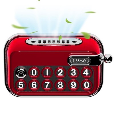 Multifunctional Decoration Temporary Car Parking Phone Number Plate Car Ornament