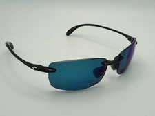 Costa Del Mar Ballast Shiny Black/Blue Lenses 580P Polarized Sunglasses 06s7002