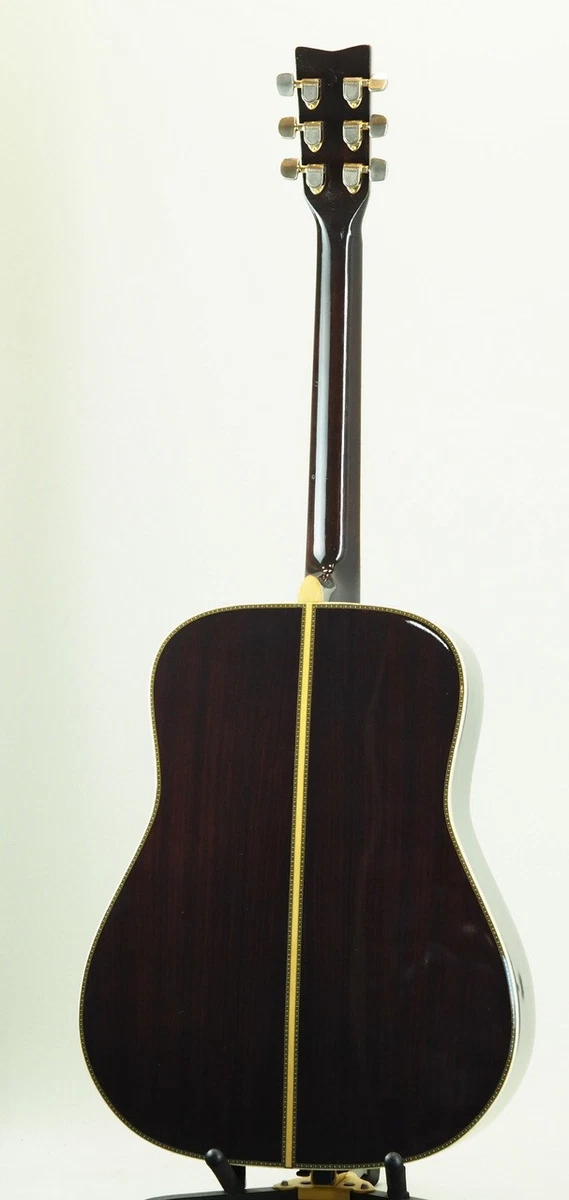 Yamaha L-8 Early Model Vintage 1975-1979 todo sólido MIJ Sunburst con estuche...