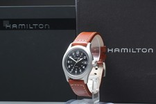 [MINT w/ Box] HAMILTON Khaki H684112 38mm Date Black Dial Quartz Men's Watch