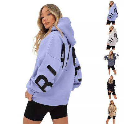 Herren Damen Kapuzenpullover Hoodie mit Kordelzug Langarm Pullover Sweatshirts