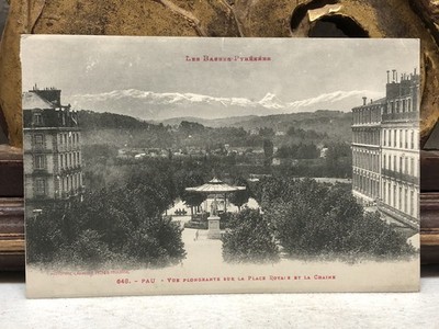 Lower Pyrennes & Overlooking View of the Place Royale & the Chain POSTCARD L8
