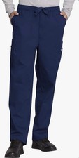 3 PAIRS Cherokee Workwear Scrubs Men's Cargo Scrub Pants 4000 Black