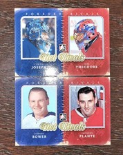 2012-13 In The Game Forever Rivals Jacques Plante Johnny Bower Net Rivals NR-01