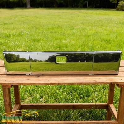 For Peterbilt 357 379 378 1987-2007 3PCS Chrome Front Bumper Steel W/ Tow Hole