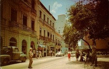 Puero Rico - San Juan Street Scene - Vintage  Postcard