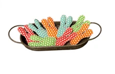 8 Bunny Rabbit Bowl Fillers Handmade Country Decor Easter Gift Basket Primitive