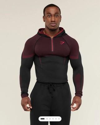  ONYX V5 RED×BLACK S-size Gymshark Onyx V5 Hoodie Red/Black ✓ IN HAND✓ | eBay