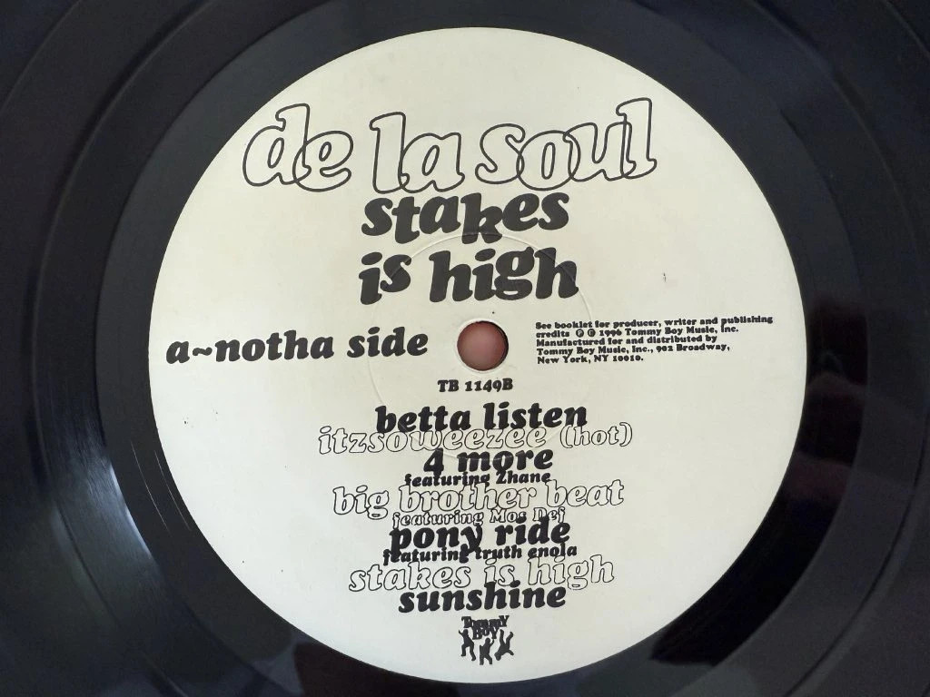 DE LA SOUL - STAKES IS HIGH ORIGINAL 1. PRESS USA 1996 | eBay