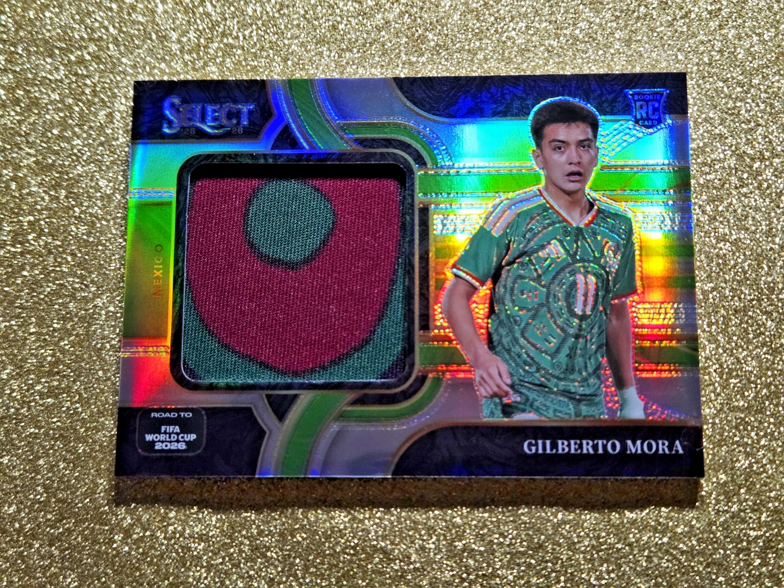 2025-26 Select Road to FIFA World Cup Gilberto Mora Jumbo RC Jersey #JS-GM MINT view 5