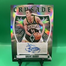 2023-24 Panini Phoenix - Crusade Signatures Brent Barry #CS-BBA (AU) 🆓 Ship! 