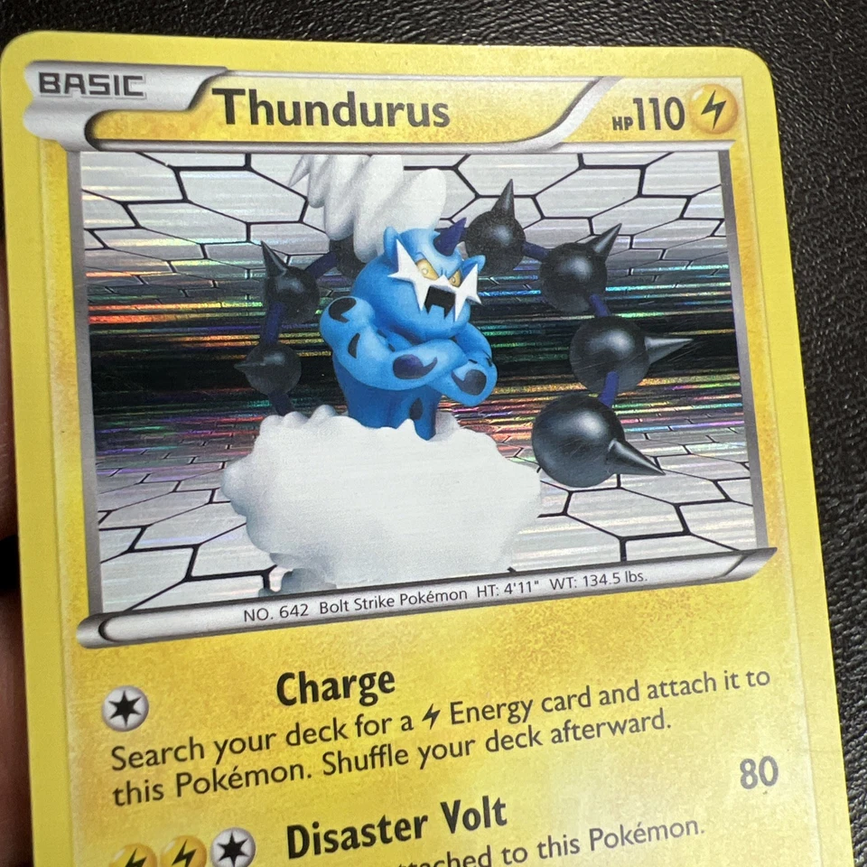 Thundurus 35/98 Emerging Powers Holo Rare Pokemon Card - Image 2 of 4