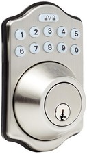 Amazon Basics Traditional Electronic Keyless Keypad Deadbolt Door Lock, keyle...